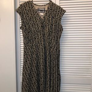 Abstract Print Dress